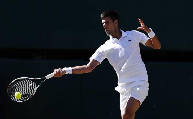 Novak Djokovic, en Wimbledon 2017./EFE