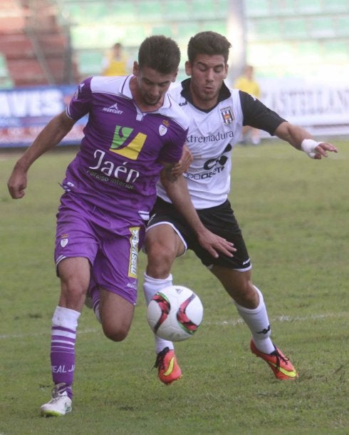 Borja, con el Mérida. :: HOY