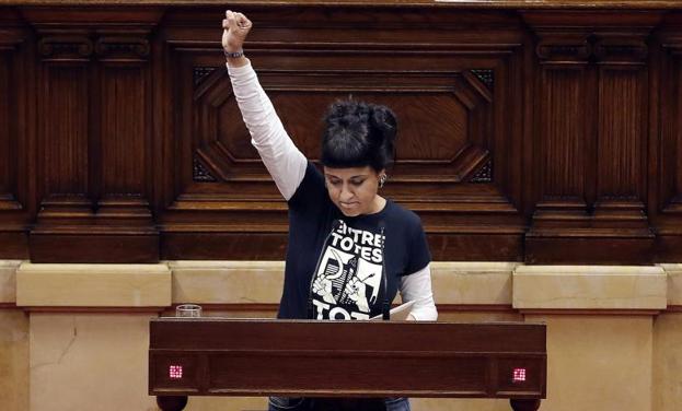 La diputada de la CUP, Anna Gabriel/Efe