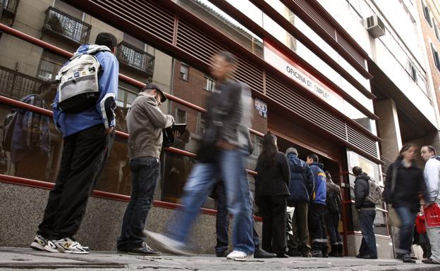 Una oficina de empleo en la Comunidad de Madrid./EFE