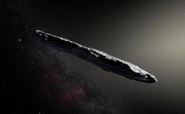 Una imagen de 'Oumuamua'. /Afp