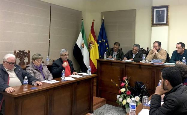 En el pleno durante las alegaciones del Siex./ISABEL AMBRONA