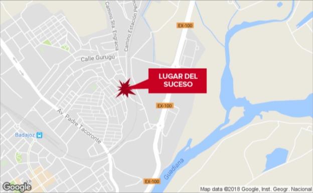 Detenido en Badajoz tras arremeter contra policías locales un conductor con el carné retirado