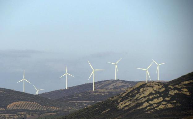 Un parque eólico en Ciudad Real./Efe