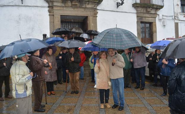 Concentración en Fregenal de la Sierra