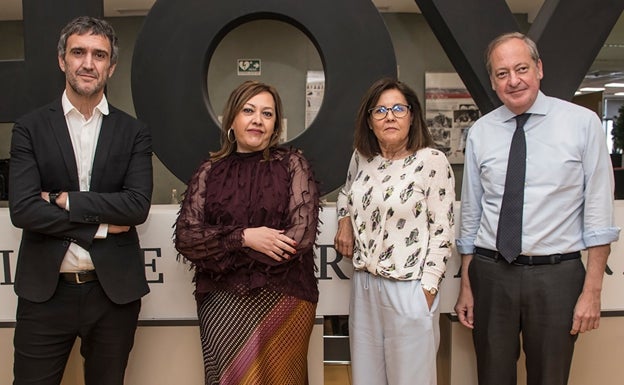 Fernando Belzunce, Mar Domínguez, Manuela Martín y Álvaro Rodríguez Guitart