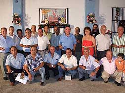 Personas qeu recibieron las insignias de plata de la Peña Flamenca./R. HABA/