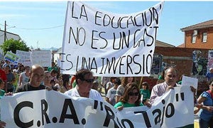 Protesta en Saucedilla | M.A.M./