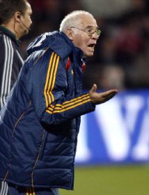 Luis Aragonés salvó el match-ball de Dinamarca. / EFE/