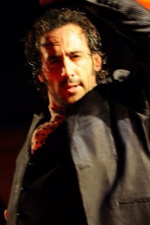 Jesús Ortega durante una actuación./
