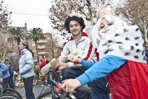 La ciclocabalgata del año pasado registró notable público. ::
HOY/