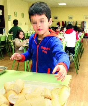 Imagen de archivo del comedor del Extremadura, en 2010. :: HOY/