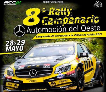 Cartel del octavo Rally Campanario. /rally campanario