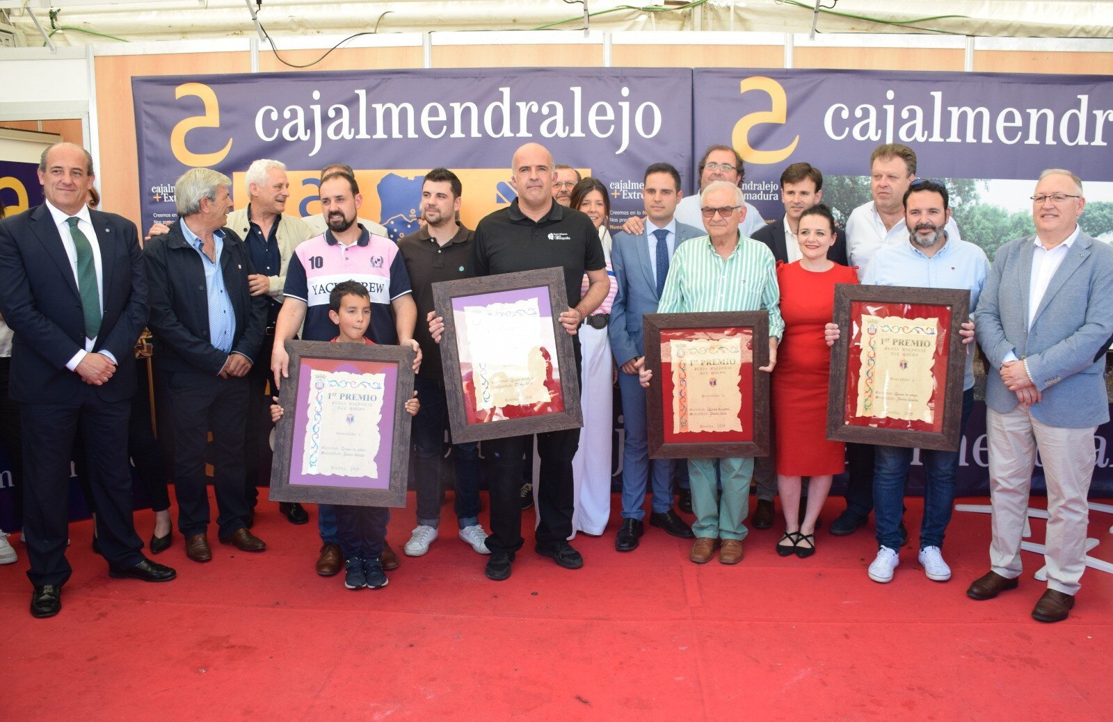 Ganadores y organizadores de la cata en Trujillo. J.S.P.