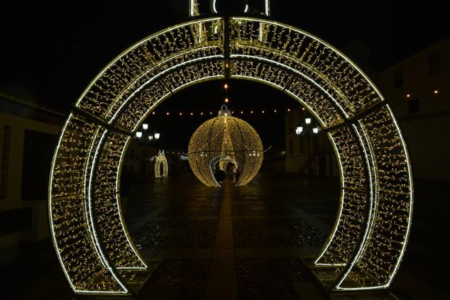 Luces y música por Navidad en Fregenal