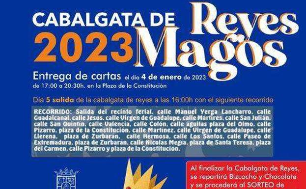 La Cabalgata de Reyes Magos de Fuente de Cantos comenzará a las 16:00 horas