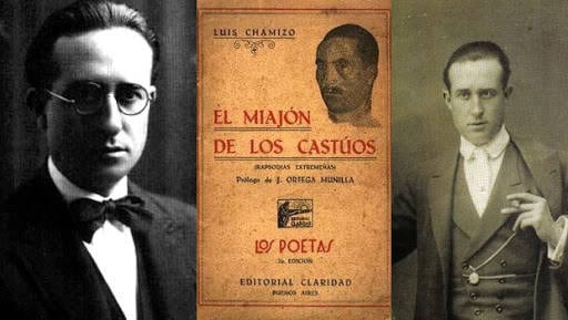 Luis Chamizo protagonista del centenario de El miajón de los castúos, su mejor obra.