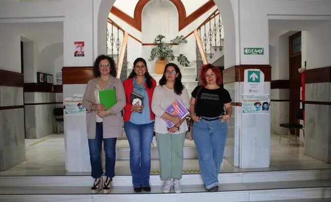 Por la izda.: Mónica Jiménez, Ana Sánchez, Marina Agraz y Eva Romero./Ayuntamiento