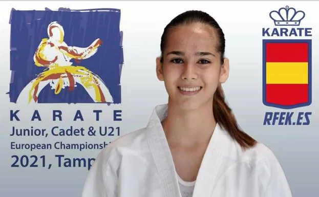 La herrereña Paula del Toro representará a España en el Campeonato de karate de Europa