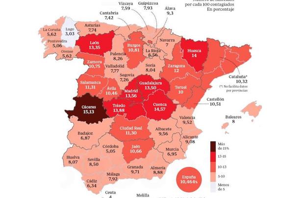 Cáceres se convirtió la última semana en la provincia en ...