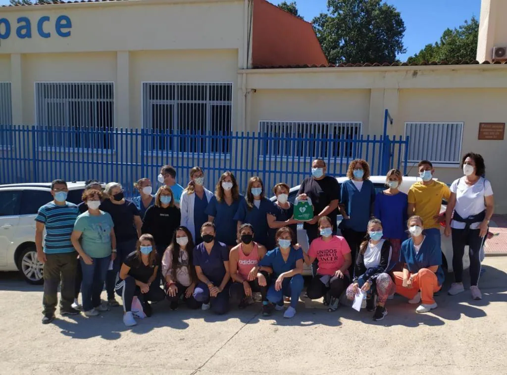 El personal de Aspace en Jaraíz que ha realizado el curso. /CEDIDA