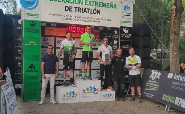El jerezano Fernando Méndez se proclama subcampeón de Extremadura de Triatlón Cros