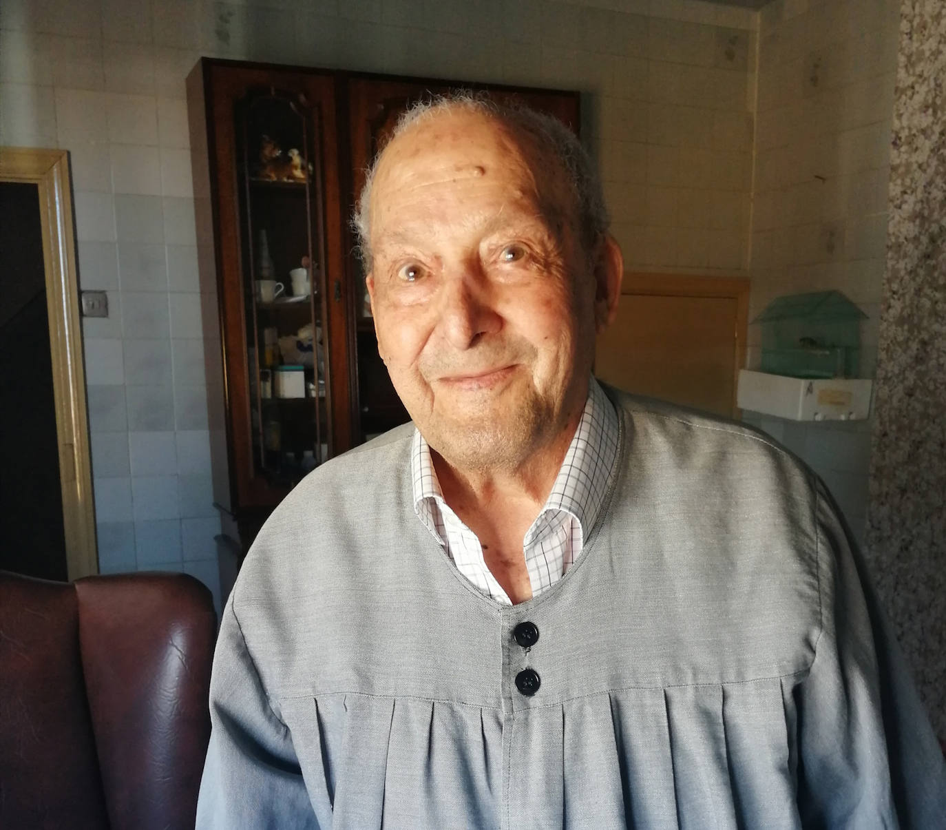 iImagen de Mnauel Cerrato Flores, 97 años,, en la actualidad/P.E.
