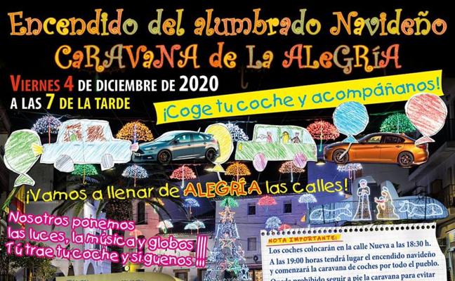 Comienza la Navidad en Malpartida de Cáceres con el encendido y la 'Caravana de la Alegría'