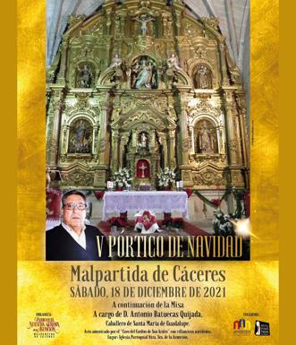 La Iglesia Parroquial Ntra. Sra. de la Asunción acoge el V Pórtico de Navidad