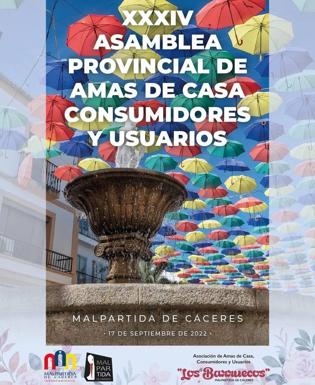 Malpartida de Cáceres acoge la XXXIV asamblea provincial de las Amas de Casa