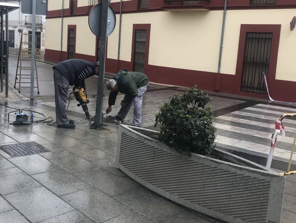 Comienzo de las obras de plataforma única en la calle Federico García Lorca /A.M.