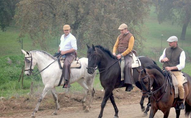 Durante un paseo a caballo por Monesterio /Isabel Ambrona