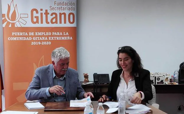 Juan Andrés Tovar, presidente de Cetarsa, y María Teresa Suárez, delegada de la FSG /HOY
