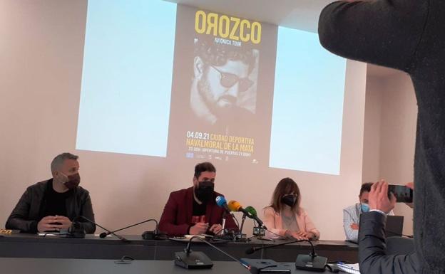 Presentación del concierto de Antonio Orozco /MAM