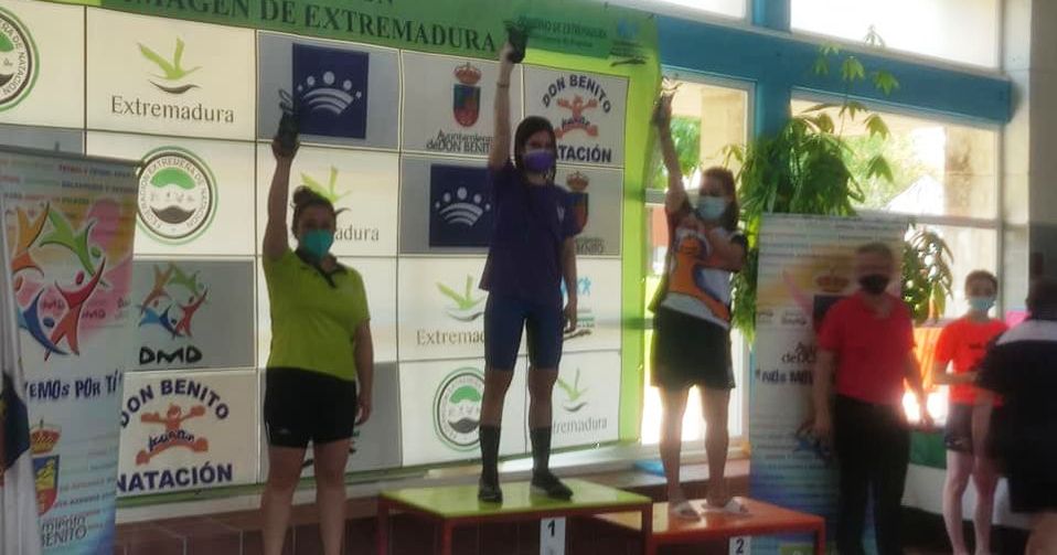 Terceras en el podio femenino 