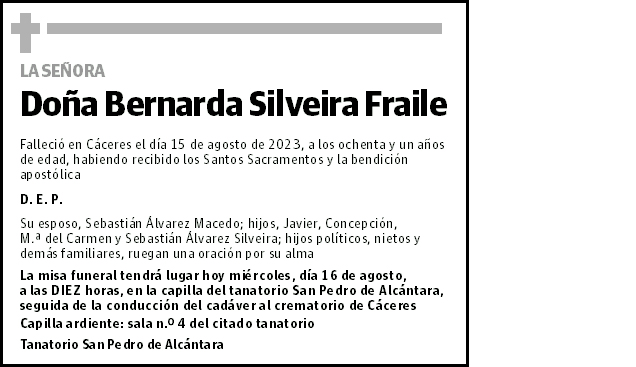 Bernarda Silveira Fraile
