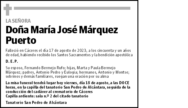 María José Márquez Puerto