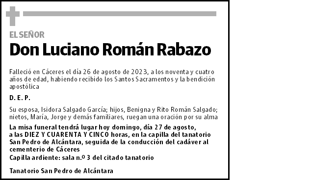Luciano Román Rabazo