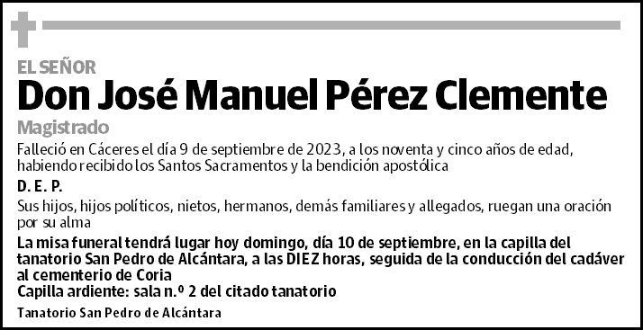 José Manuel Pérez Clemente