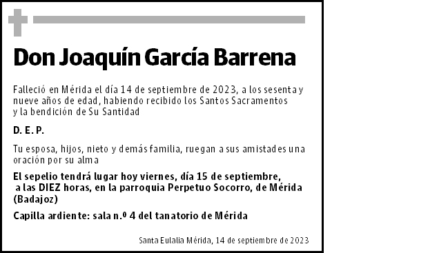 Joaquín García Barrena