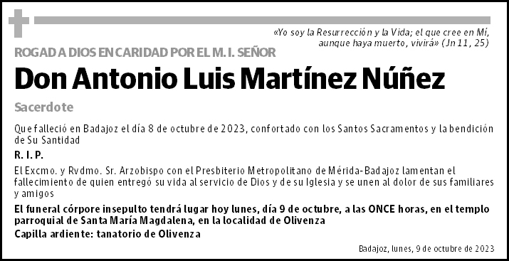 Antonio Luis Martínez Núñez