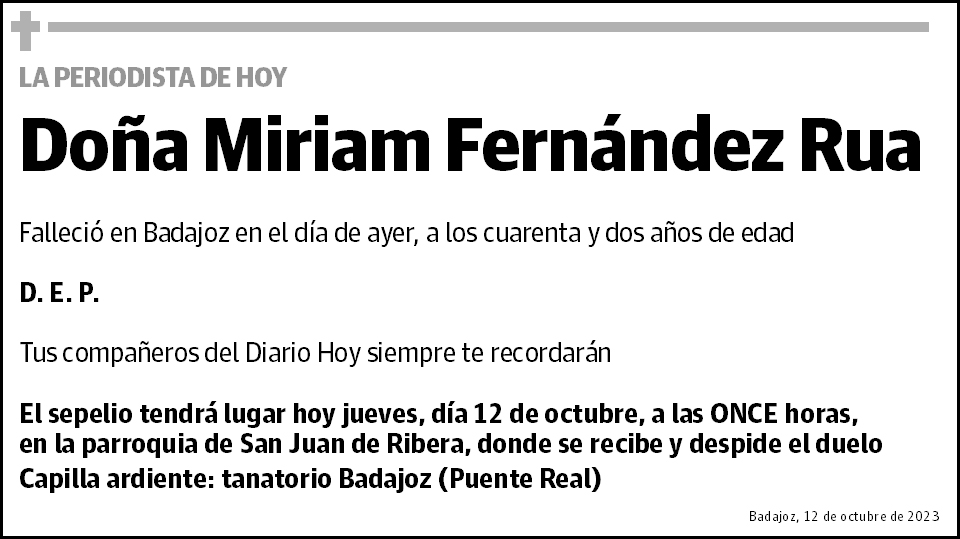Miriam Fernández Rua