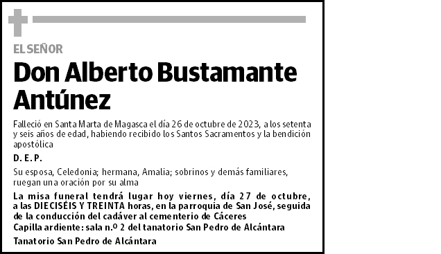 Alberto Bustamante Antúnez