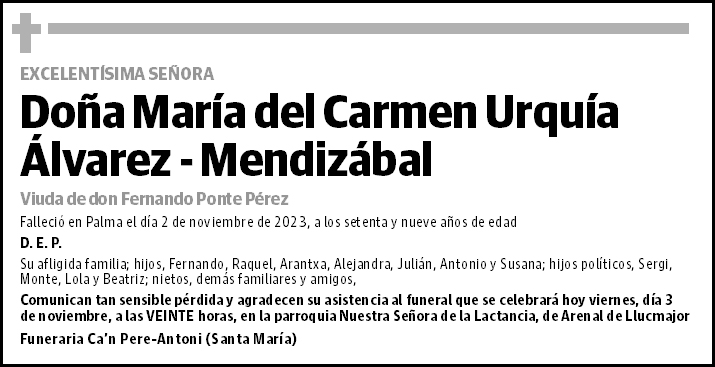 María del Carmen Urquía Álvarez-Mendizábal