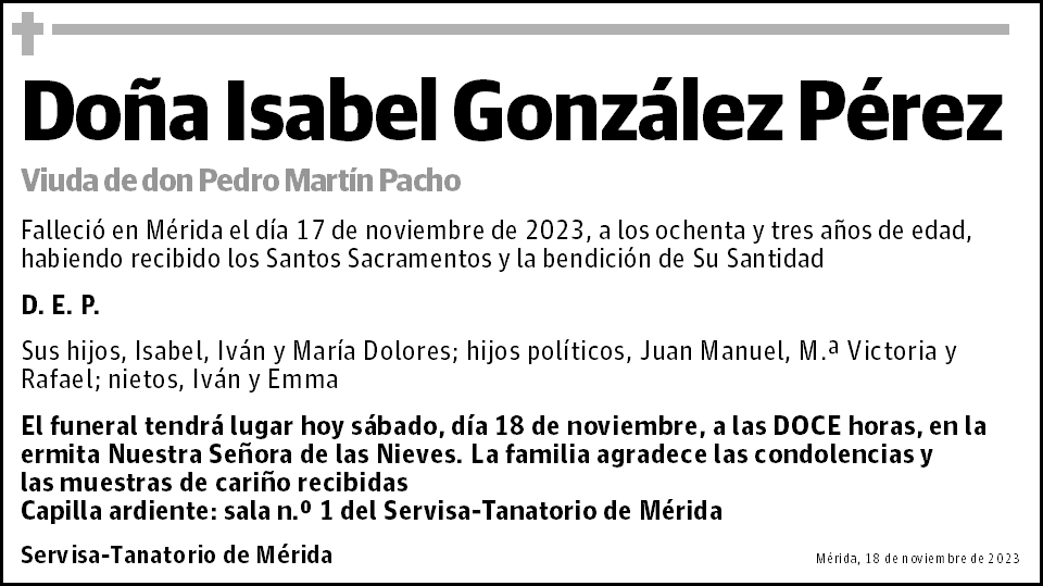 Isabel González Pérez