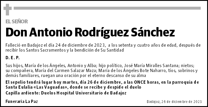 Antonio Rodríguez Sánchez