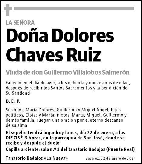 Dolores Chaves Ruiz