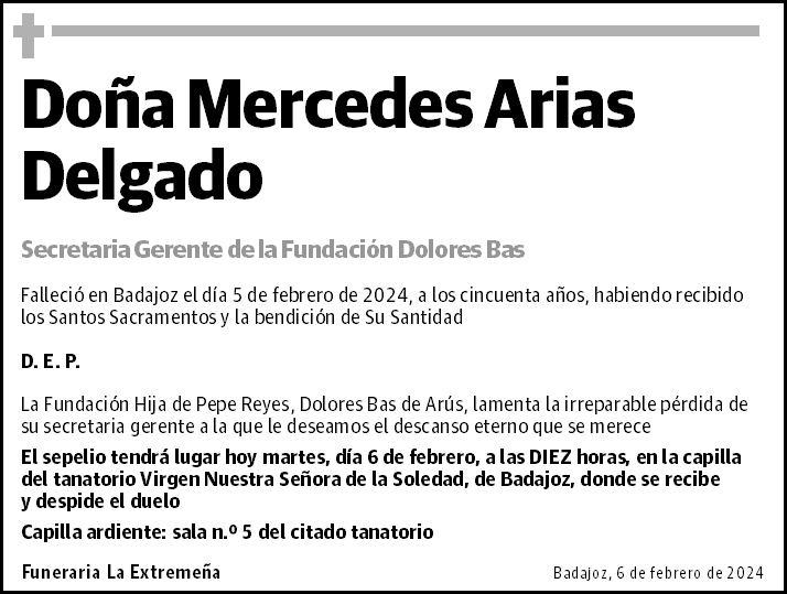 Mercedes Arias Delgado