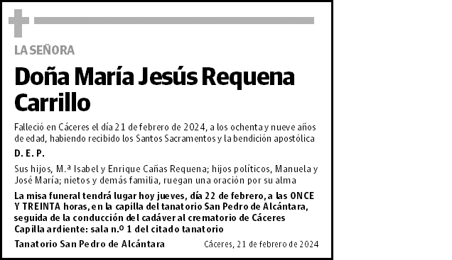 María Jesús Requena Carrillo