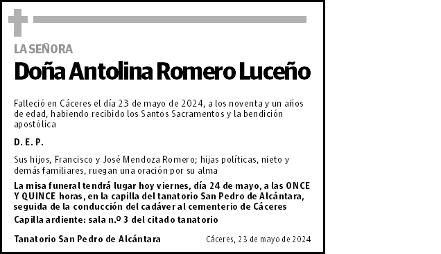 Antolina Romero Luceño